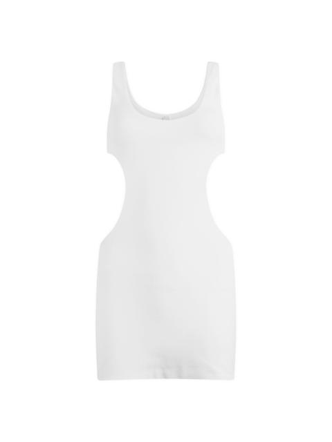 SKIMS SKIMS Cotton Jersey Cut-Out Mini Dress