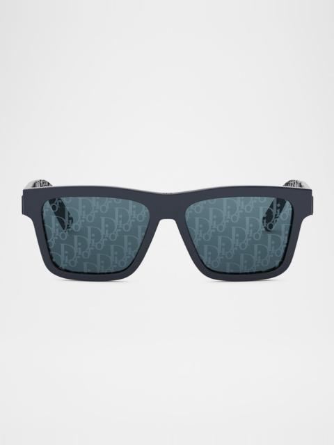 Dior Men's DiorB23 S4I Square Namesake Motif Sunglasses