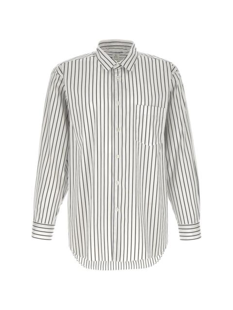 Comme des Garçons SHIRT striped patch-pocket shirt