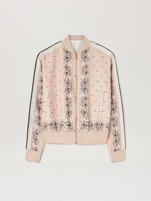 Palm Angels Paisley Track Bomber Jacket