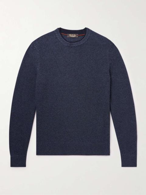 Loro Piana City Birdseye Baby Cashmere Sweater