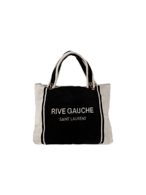 Saint Laurent Riva Gauche Towel Bag 'Black/White'