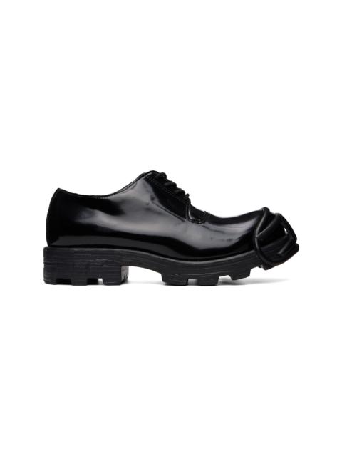 Diesel Black D-Hammer-Leather Lace-Up Oxfords