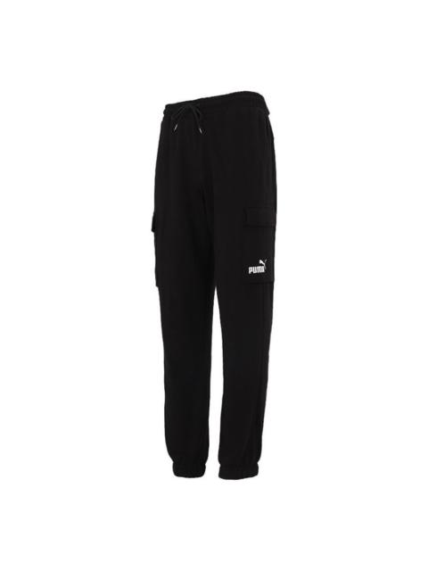 PUMA PUMA Running Training Breathable Knit Bundle Feet Sports Long Pants Black 847725-01
