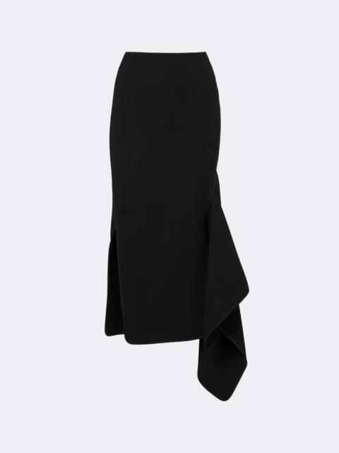 MATICEVSKI Gleam draped midi skirt