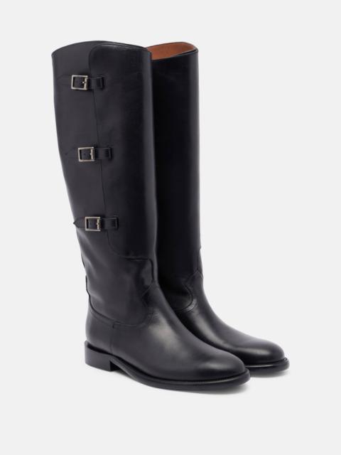 PARIS TEXAS Montana leather knee-high boots