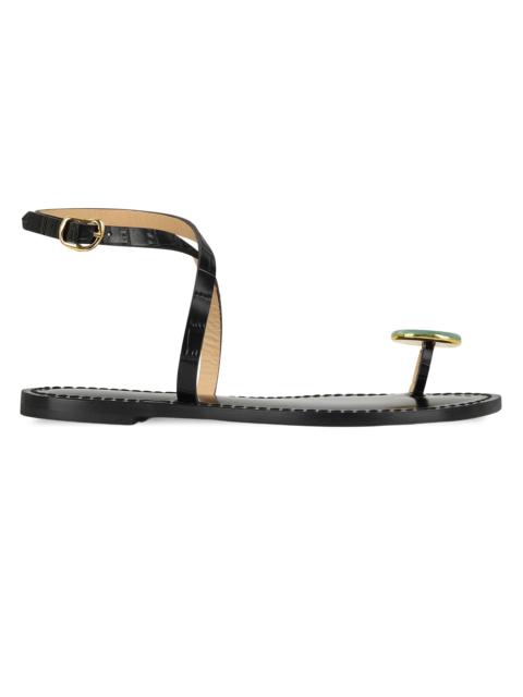 AMANU Women's 22 The Kigali Sandals - Black