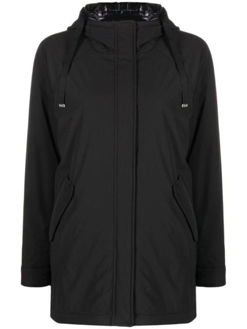 Herno flap-pockets hooded padded jacket