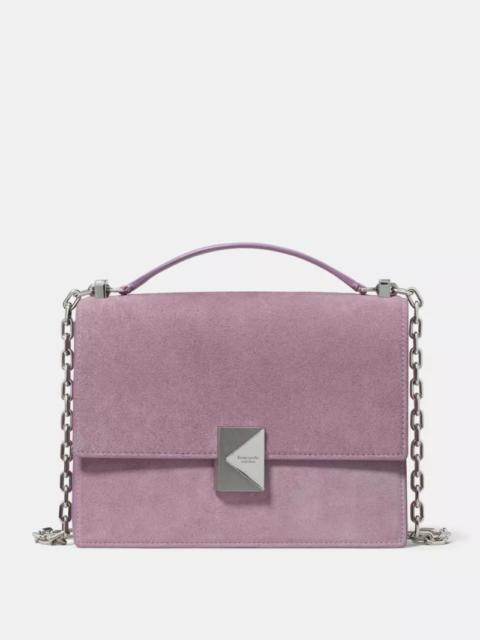 kate spade Deco Suede Chain Shoulder Bag