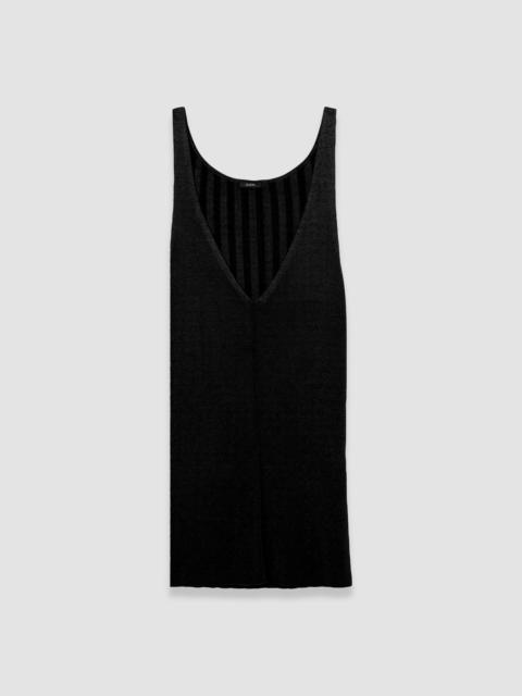 Satiny Rib Knitted Tank Top