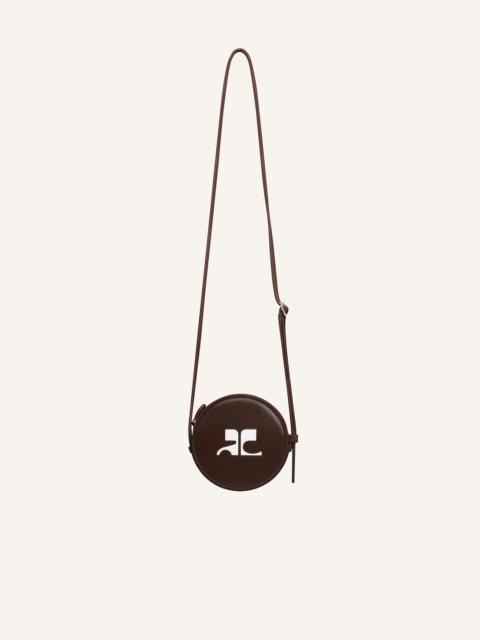 courrèges REEDITION LEATHER CIRCLE BAG