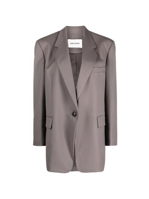 LOW CLASSIC notched-lapel single-breasted jacket