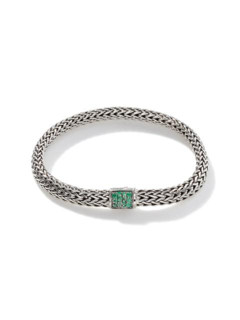 JOHN HARDY Icon Bracelet, Sterling Silver, Reversible Gemstones, 6.5MM