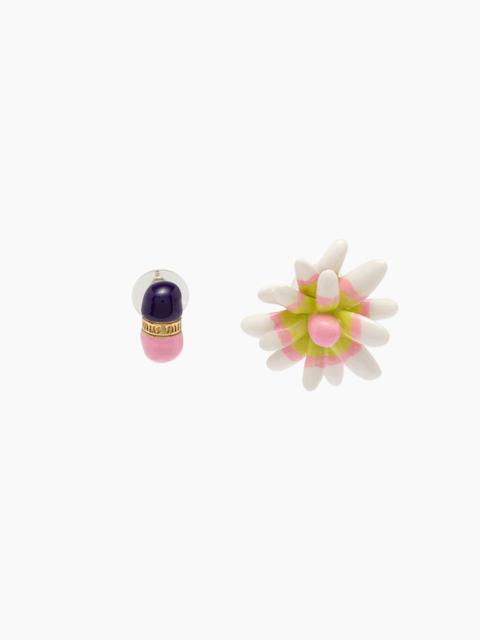 Miu Miu Metal and resin earrings