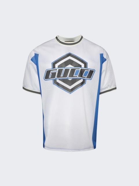 GUCCI emblems-print short-sleeved T-shirt