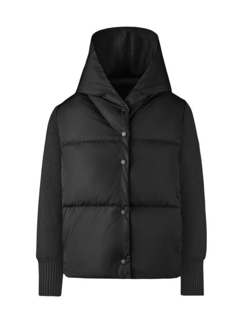 Canada Goose Women's HyBridge Astoria Knit Down Jacket - Black