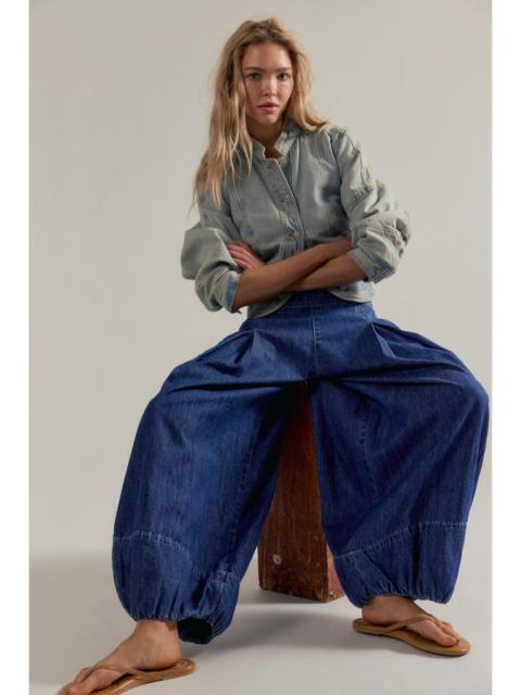 FREE PEOPLE We The Free Moonflower Pull-On Balloon Jeans
