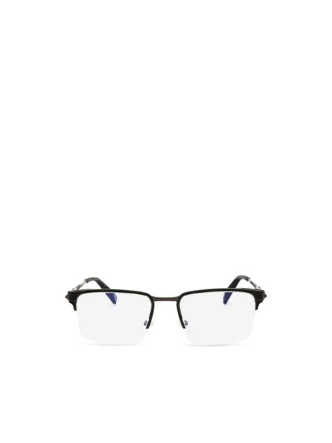 Chopard rectangle-frame glasses