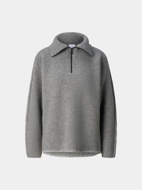 BOGNER Larissa Virgin Wool Sweater in Gray