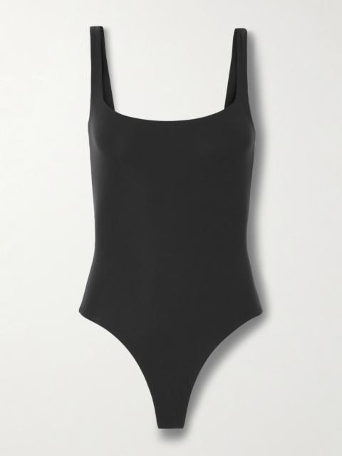 SKIMS Fits Everybody Square Neck Bodysuit - Onyx Black