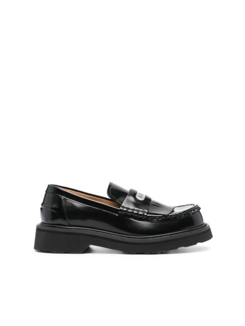 KENZO Smile leather loafers