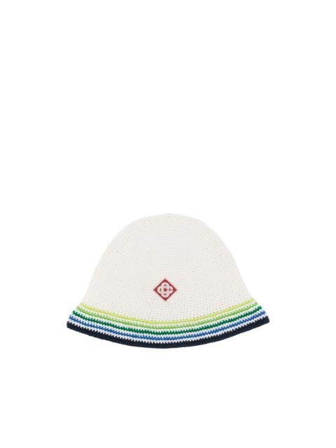CASABLANCA logo-detail bucket hat
