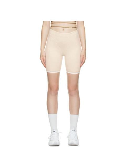 Nike Beige Jacquemus Edition Biker Shorts
