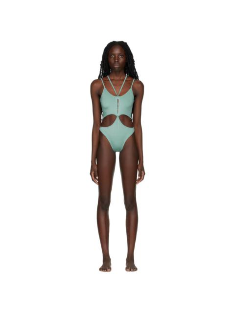 RUI SSENSE Exclusive Green One-Piece Swimsuit
