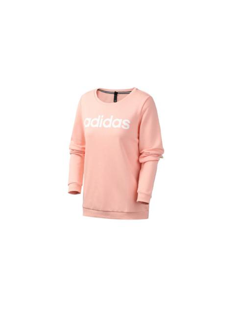 (WMNS) adidas neo CE Sweatshirt Pink/White EI4696