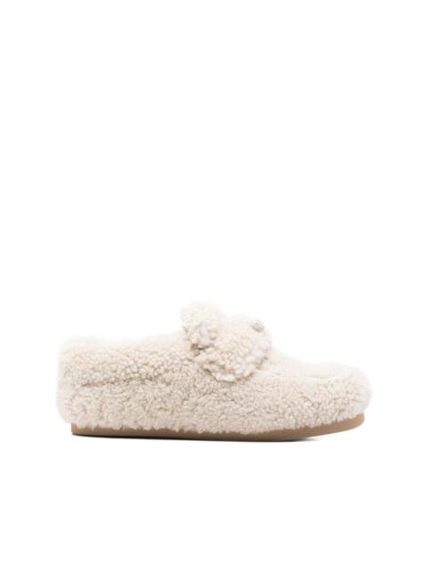 FABIANA FILIPPI shearling button loafers