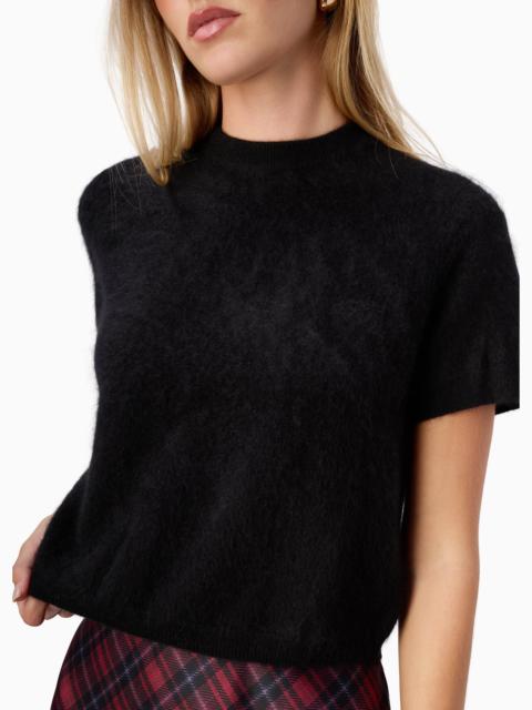 CAMI NYC EUGENEY CASHMERE TOP BLACK