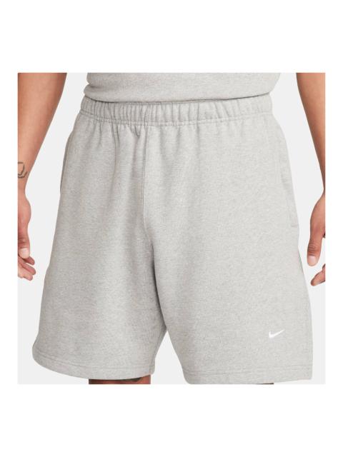 Nike Nike Solo Swoosh Fleece Shorts 'Dark Grey Heather' FN3325-063