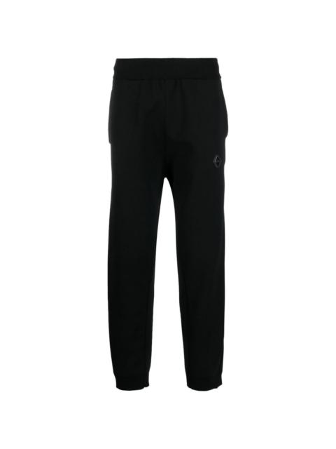A-COLD-WALL* logo-patch fleece track pants