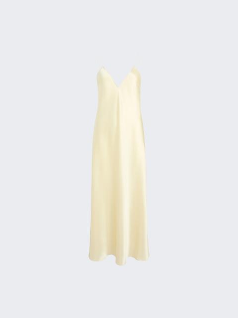 KHAITE Taja Dress Pale Yellow