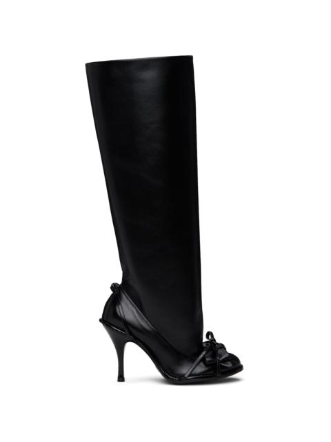 Black Double Tall Boots