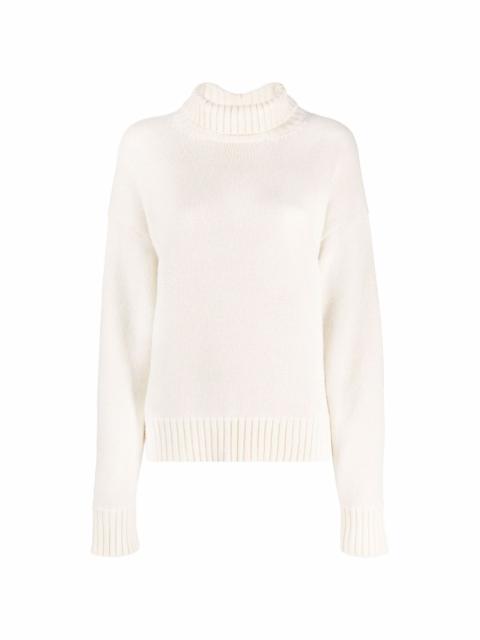 Jil Sander roll neck knitted jumper