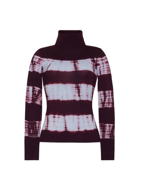 Cara Cara Reese Top
One of a Kind, Tie-Dyed in Wine and Sky