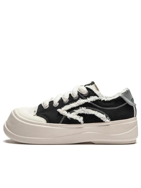 (WMNS) Li-Ning Sugar Platform 'Black Creamy White' AGCU046-1