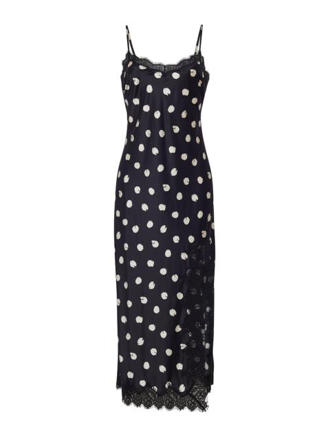 Cara Cara Granada Dress
Elegant Silk Slip Dress with Lace Detail