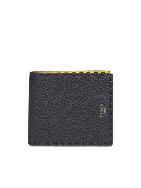 FENDI Roma logo stitched leather wallet