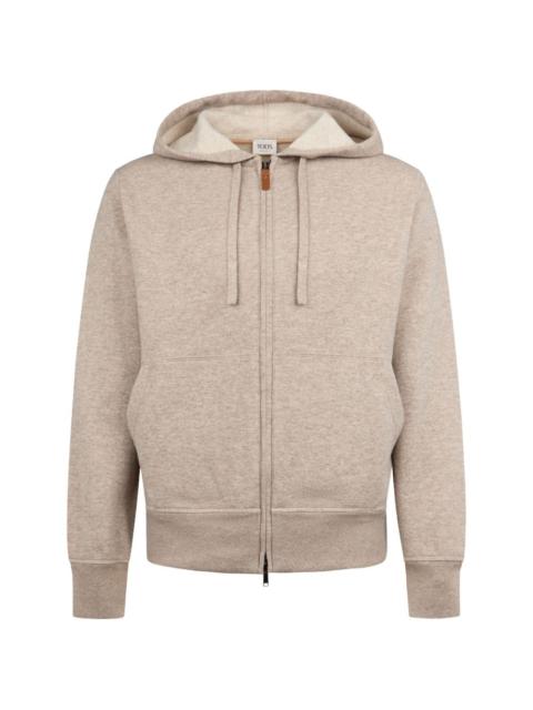 Tod's zip-fastening hoodie