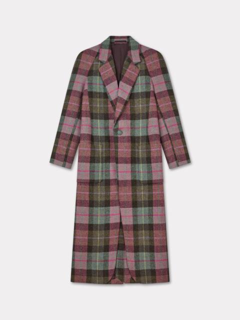 KENZO Long tailored jacket in Harris tweed