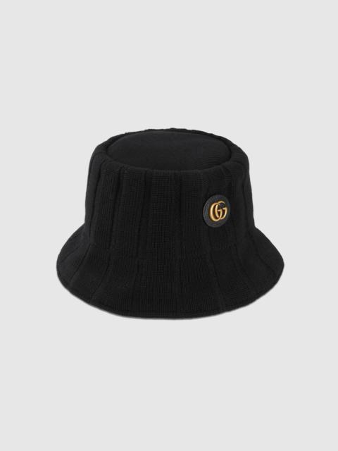 Wool hat with Double G