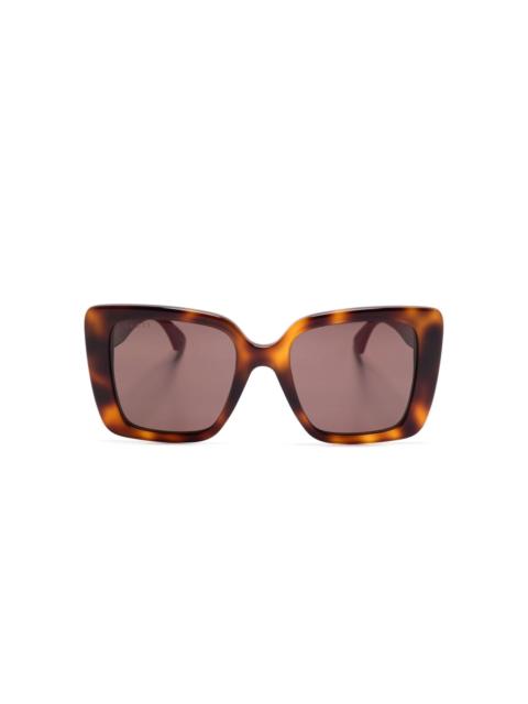 GUCCI oversize-frame sunglasses