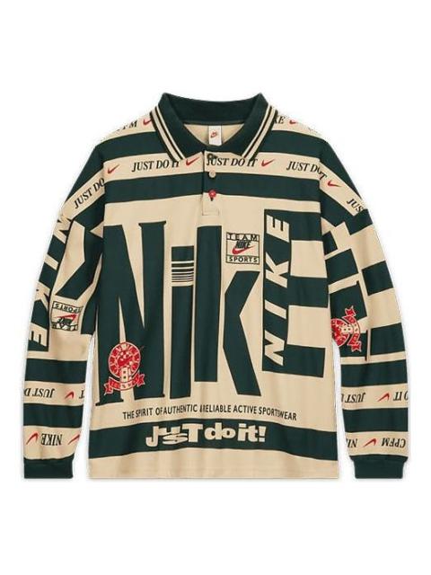 Nike Nike x Cactus Plant Flea Market Longsleeve Polo Shirt 'Cream White Green' DA2592-397