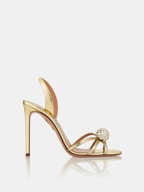 AQUAZZURA Crystal Bubble Sandal 105