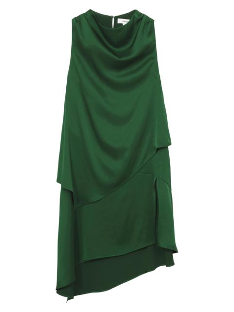 REISS Women's Eloise Draped Midi-Dress - Green