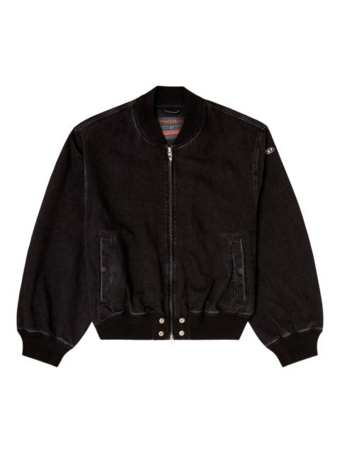 Diesel D-Guz ribbed denim bomber jacket