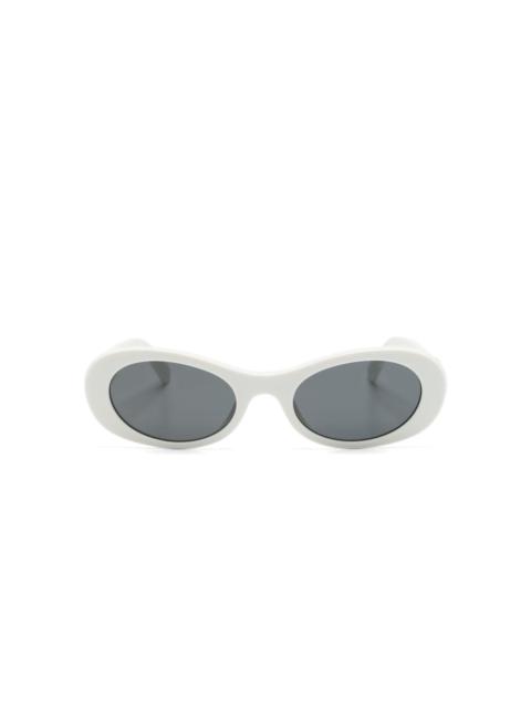 Miu Miu Miu Glimpse oval-frame sunglasses