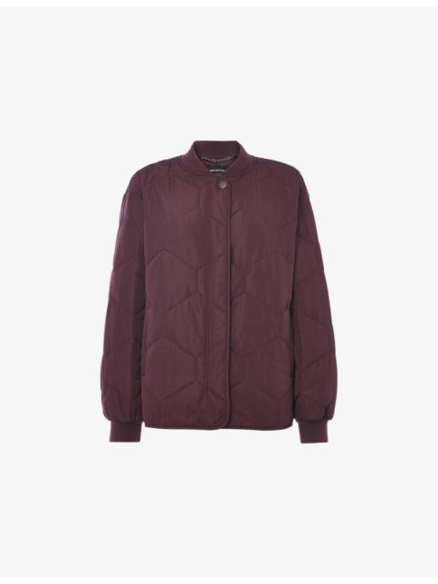 WHISTLES Ida Quilted Shell Coat